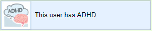 this user has ADHD