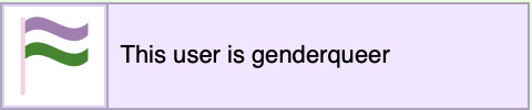 this user is genderqueer